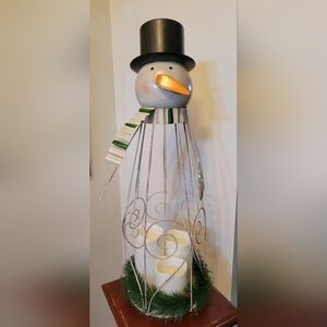 Snowman Candle Lantern